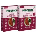 PREQUICK Rajgira & Beetroot Chilla Mix - Pack of 2