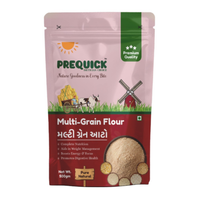 PREQUICK Multi-Grain Flour 500g | High Fiber Healthy Atta